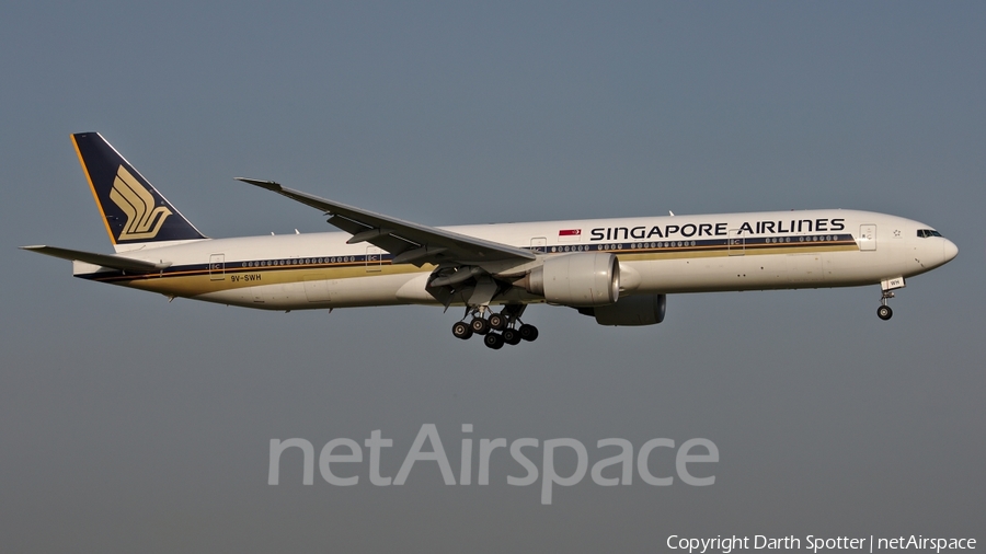 Singapore Airlines Boeing 777-312(ER) (9V-SWH) | Photo 230290