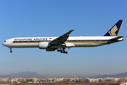 Singapore Airlines Boeing 777-312(ER) (9V-SWH) at  Barcelona - El Prat, Spain