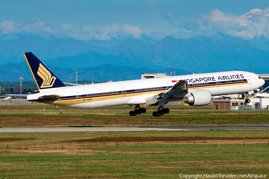 Singapore Airlines Boeing 777-312(ER) (9V-SWH) | Photo 292630