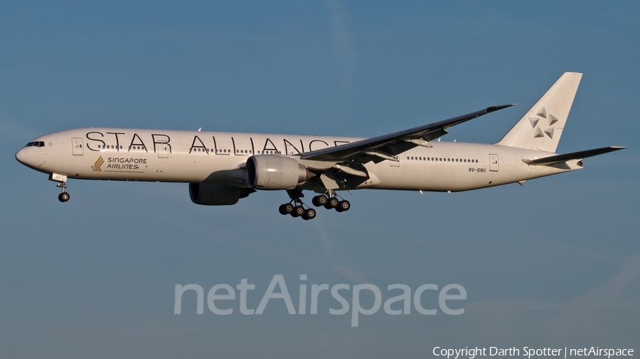 Singapore Airlines Boeing 777-312(ER) (9V-SWI) | Photo 183287