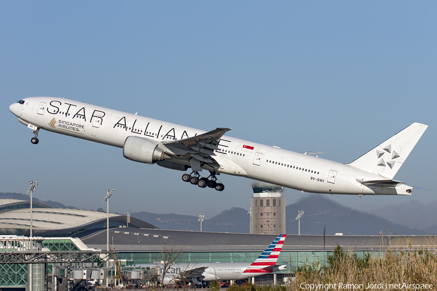 Singapore Airlines Boeing 777-312(ER) (9V-SWI) | Photo 137135