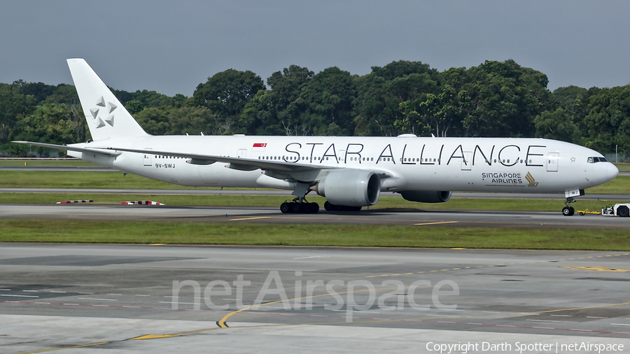 Singapore Airlines Boeing 777-312(ER) (9V-SWJ) | Photo 312569