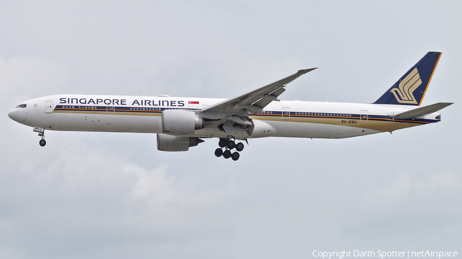 Singapore Airlines Boeing 777-312(ER) (9V-SWL) | Photo 313474