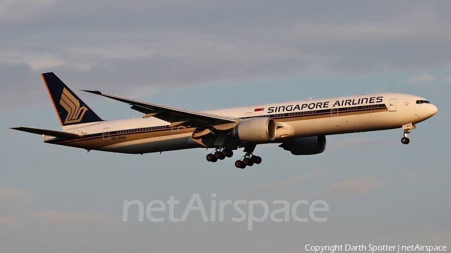 Singapore Airlines Boeing 777-312(ER) (9V-SWN) | Photo 218885