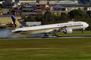 Singapore Airlines Boeing 777-312(ER) (9V-SWO) at  Sao Paulo - Guarulhos - Andre Franco Montoro (Cumbica), Brazil