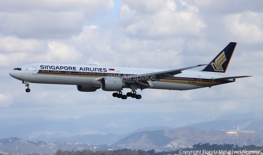 Singapore Airlines Boeing 777-312(ER) (9V-SWO) | Photo 603613