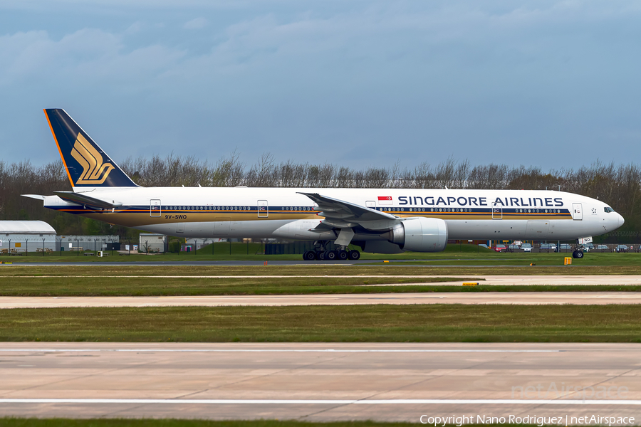Singapore Airlines Boeing 777-312(ER) (9V-SWO) | Photo 483005