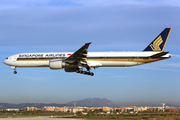 Singapore Airlines Boeing 777-312(ER) (9V-SWP) at  Barcelona - El Prat, Spain