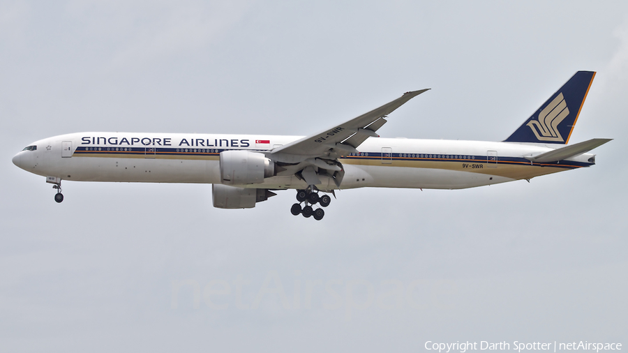 Singapore Airlines Boeing 777-312(ER) (9V-SWR) | Photo 313476