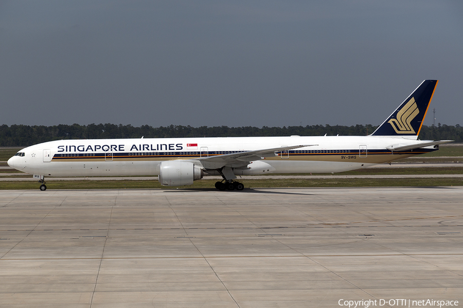 Singapore Airlines Boeing 777-312(ER) (9V-SWS) | Photo 537639