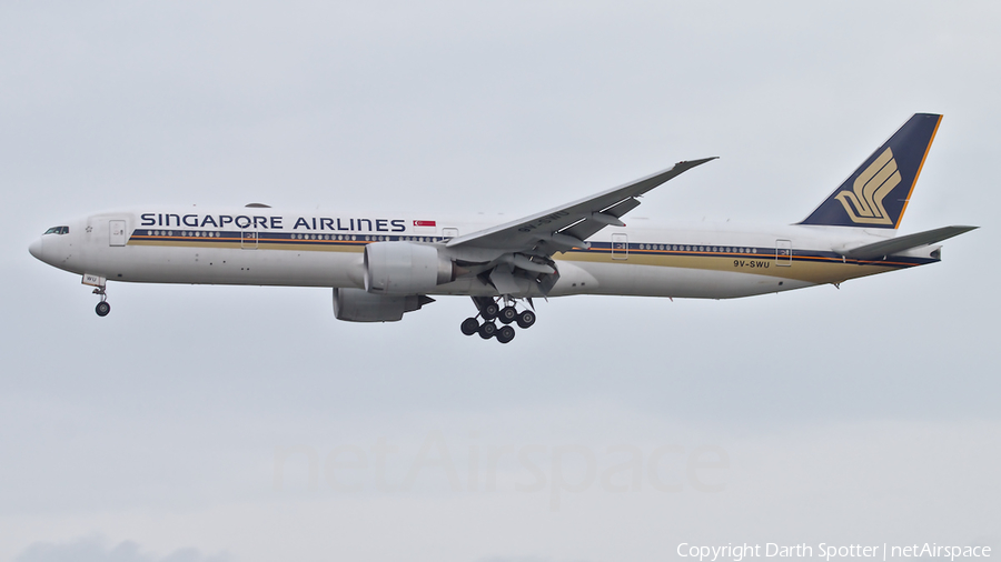Singapore Airlines Boeing 777-312(ER) (9V-SWU) | Photo 312801