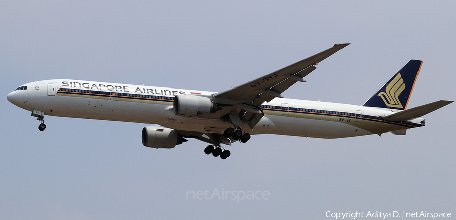 Singapore Airlines Boeing 777-312 (9V-SYJ) | Photo 363586