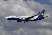 RwandAir Boeing 737-8SH (9XR-WQ) at  Johannesburg - O.R.Tambo International, South Africa