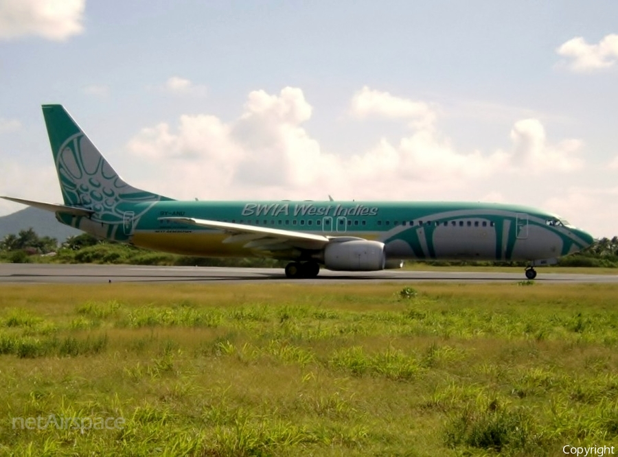 BWIA West Indies Airways Boeing 737-8Q8 (9Y-ANU) | Photo 22570