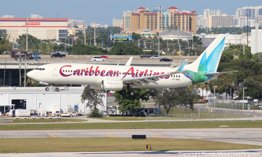 Caribbean Airlines Boeing 737-8Q8 (9Y-ANU) | Photo 316963
