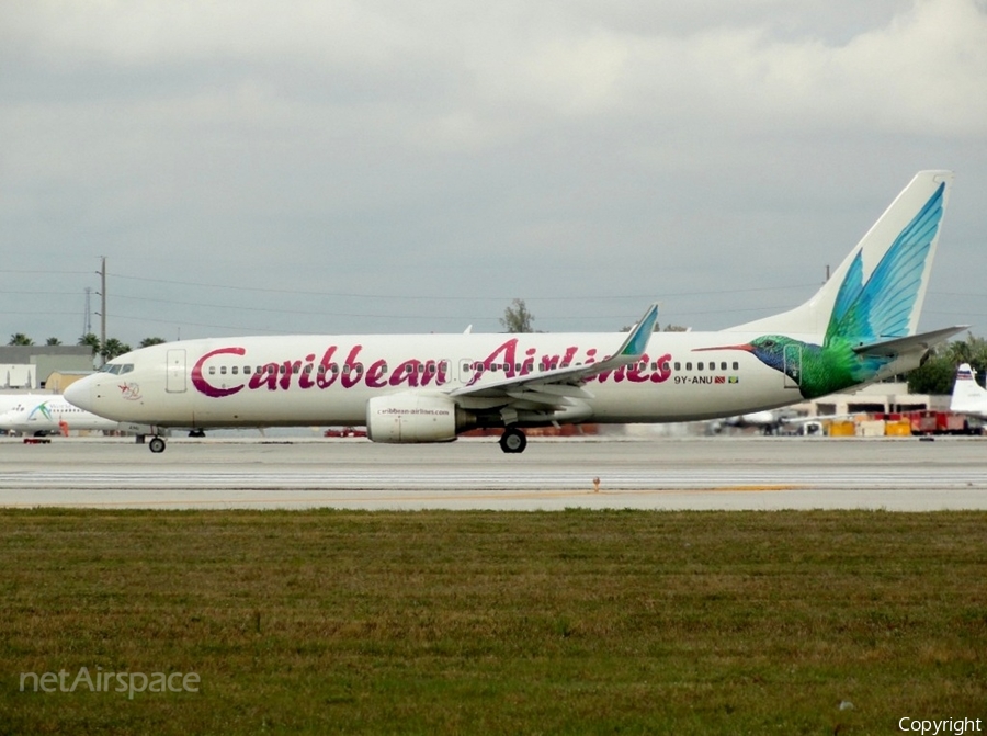 Caribbean Airlines Boeing 737-8Q8 (9Y-ANU) | Photo 20642