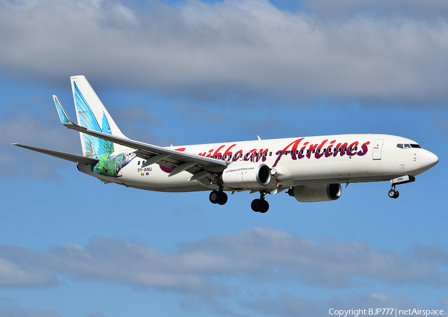 Caribbean Airlines Boeing 737-8Q8 (9Y-ANU) | Photo 368490