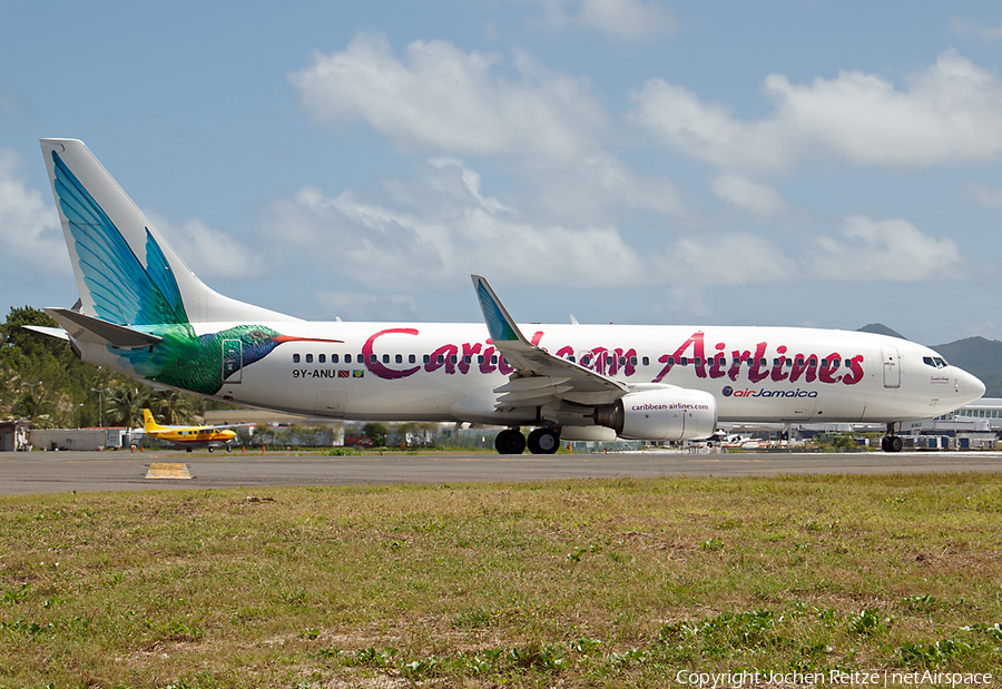 Caribbean Airlines Boeing 737-8Q8 (9Y-ANU) | Photo 14726