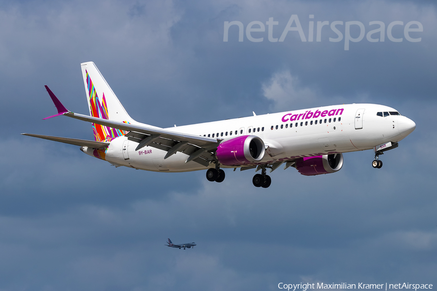 Caribbean Airlines Boeing 737-8 MAX (9Y-BAR) | Photo 603096