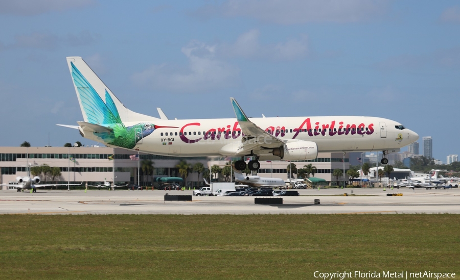 Caribbean Airlines Boeing 737-8Q8 (9Y-BGI) | Photo 369875
