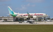 Caribbean Airlines Boeing 737-8Q8 (9Y-BGI) at  Ft. Lauderdale - International, United States
