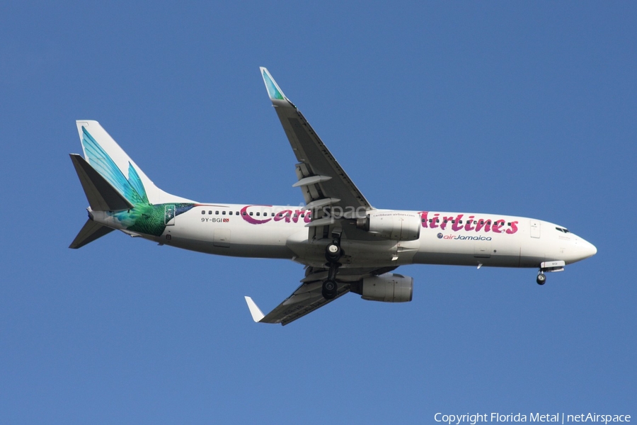 Caribbean Airlines Boeing 737-8Q8 (9Y-BGI) | Photo 453402