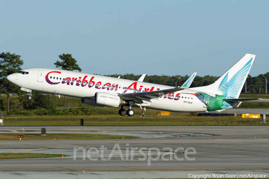 Caribbean Airlines Boeing 737-8Q8 (9Y-BGI) | Photo 59683
