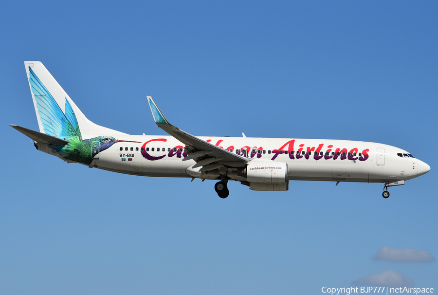 Caribbean Airlines Boeing 737-8Q8 (9Y-BGI) | Photo 294792