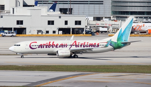 Caribbean Airlines Boeing 737-8Q8 (9Y-BGI) at  Miami - International, United States