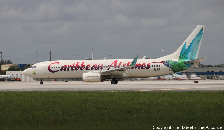 Caribbean Airlines Boeing 737-8Q8 (9Y-BGI) | Photo 369874