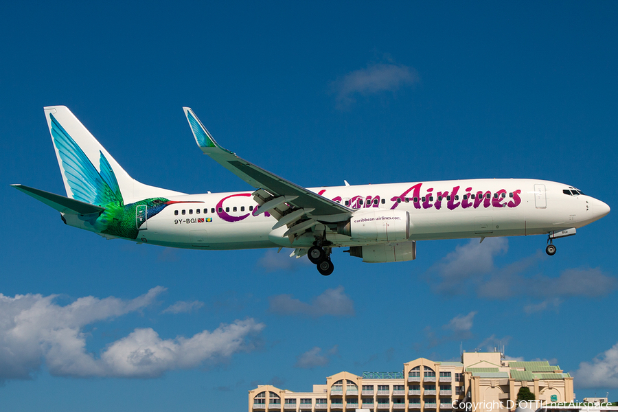 Caribbean Airlines Boeing 737-8Q8 (9Y-BGI) | Photo 216903