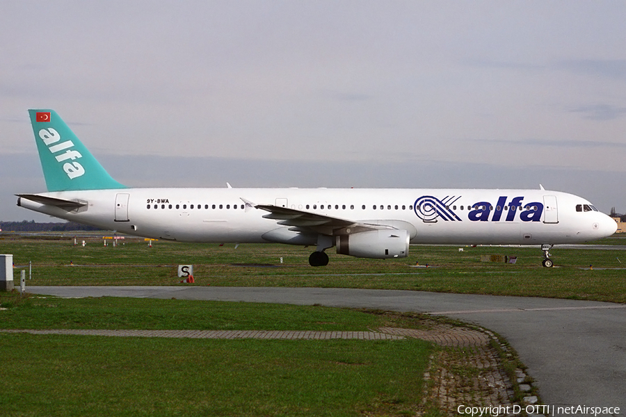 Air Alfa Airbus A321-131 (9Y-BWA) | Photo 184399