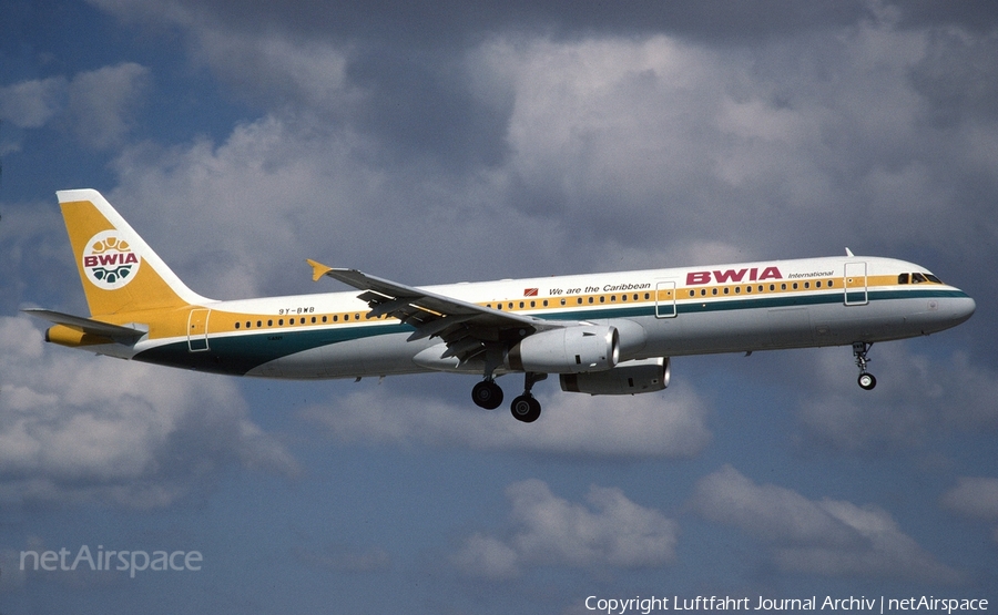 BWIA West Indies Airways Airbus A321-131 (9Y-BWB) | Photo 439314