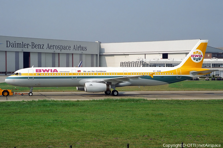 BWIA West Indies Airways Airbus A321-131 (9Y-BWB) | Photo 155743