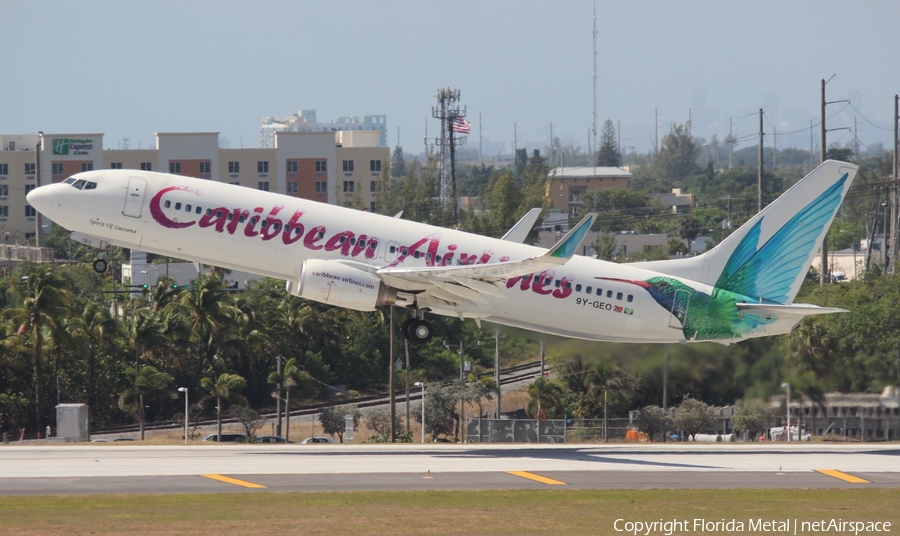 Caribbean Airlines Boeing 737-8Q8 (9Y-GEO) | Photo 304226