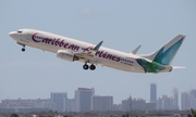 Caribbean Airlines Boeing 737-8Q8 (9Y-GEO) at  Ft. Lauderdale - International, United States