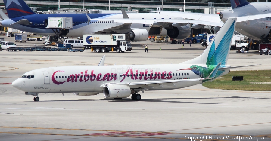 Caribbean Airlines Boeing 737-8Q8 (9Y-GEO) | Photo 304225