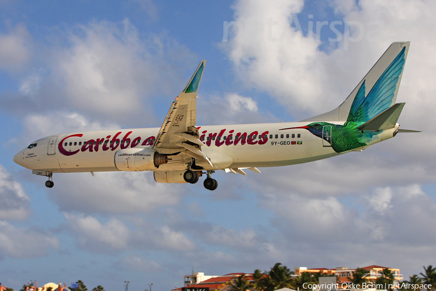 Caribbean Airlines Boeing 737-8Q8 (9Y-GEO) | Photo 75289