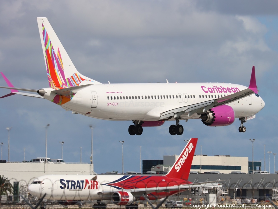 Caribbean Airlines Boeing 737-8 MAX (9Y-GUY) | Photo 546491