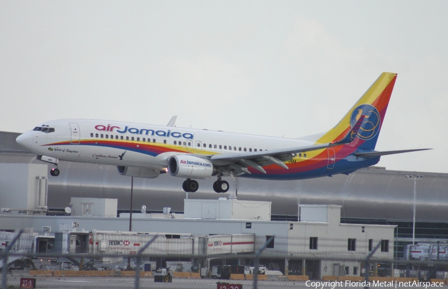 Air Jamaica Boeing 737-8Q8 (9Y-JMA) | Photo 453407