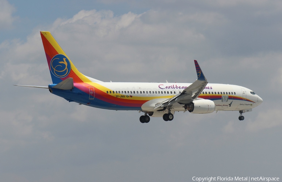 Caribbean Airlines Boeing 737-8Q8 (9Y-JMA) | Photo 316964