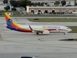 Caribbean Airlines Boeing 737-8Q8 (9Y-JMB) at  Ft. Lauderdale - International, United States