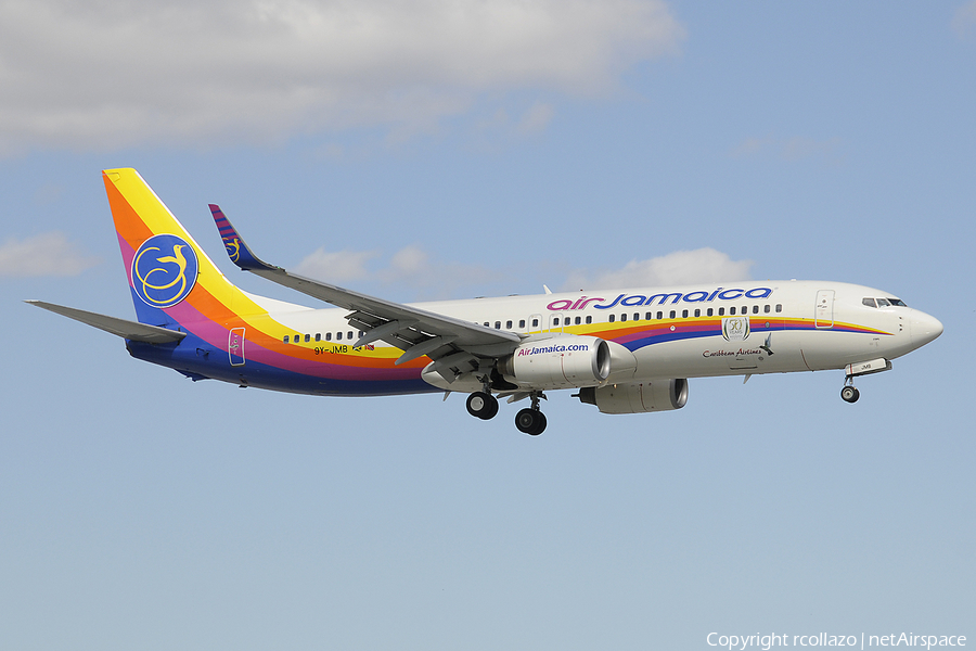 Caribbean Airlines Boeing 737-8Q8 (9Y-JMB) | Photo 24100