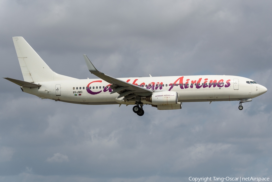 Caribbean Airlines Boeing 737-8Q8 (9Y-JMC) | Photo 284457