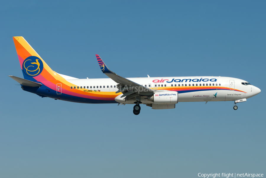 Air Jamaica Boeing 737-8Q8 (9Y-JMD) | Photo 7453