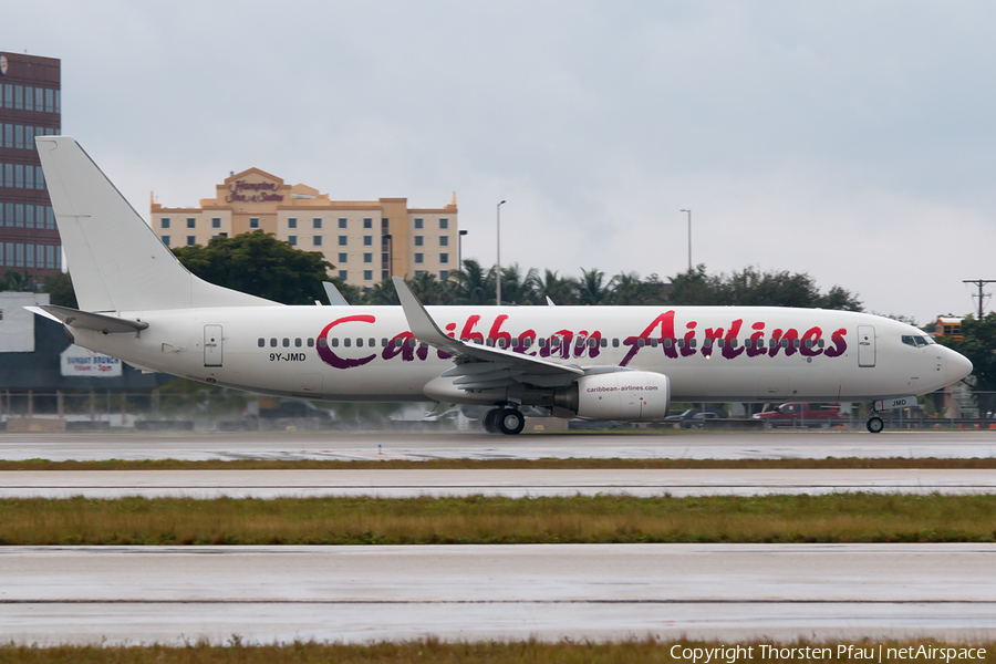 Caribbean Airlines Boeing 737-8Q8 (9Y-JMD) | Photo 104971