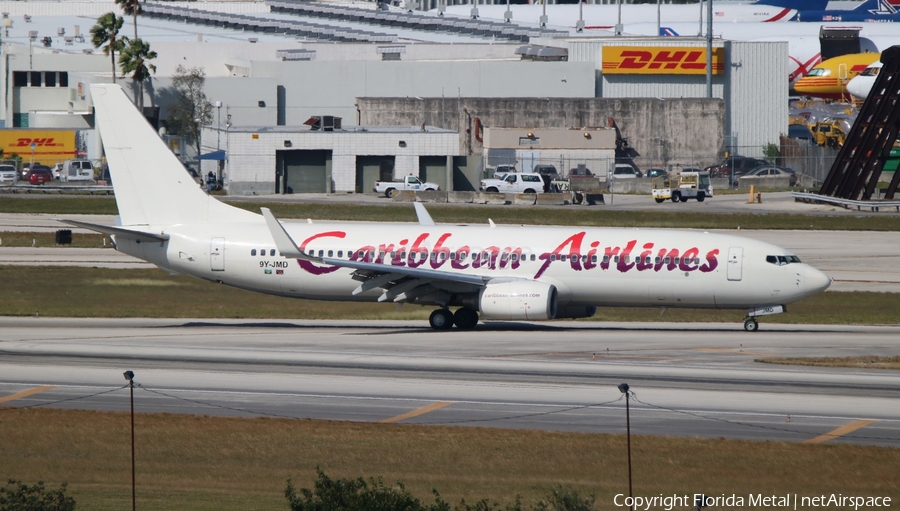 Caribbean Airlines Boeing 737-8Q8 (9Y-JMD) | Photo 326626