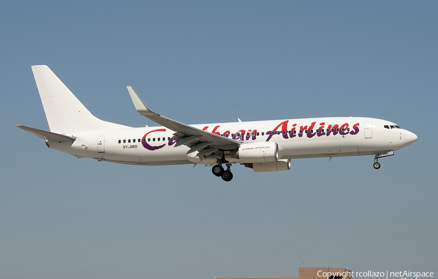 Caribbean Airlines Boeing 737-8Q8 (9Y-JMD) | Photo 395064