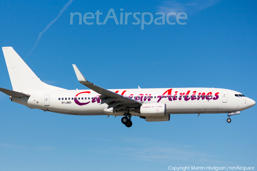 Caribbean Airlines Boeing 737-8Q8 (9Y-JMD) | Photo 96987