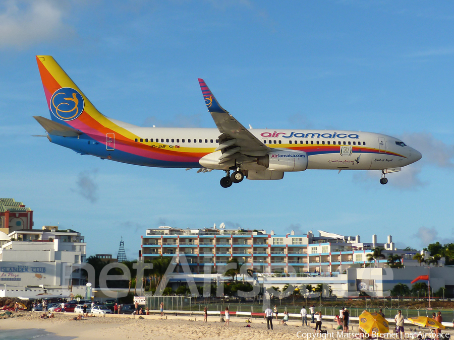 Air Jamaica Boeing 737-8Q8 (9Y-JMF) | Photo 14548